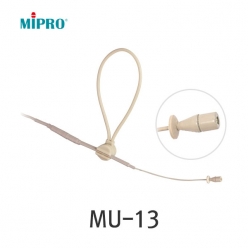 MIPRO MU-13 초경량 이어셋 마이크 한쪽 귀 착용 생활방수
