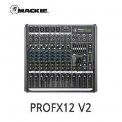 MACKIE ProFX12V2 12채널 믹서 이펙터 USB 인터페이스