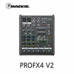 MACKIE ProFX4 V2 4채널 컴팩트 오디오 믹서 이펙터 내장
