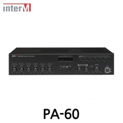 Inter-M 인터엠 PA-60 믹싱 앰프 Mixing Amplifier