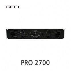 GEN PRO2700 Power Amplifier 1,000W+1,000W 8ohm