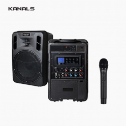 KANALS 카날스 AL-781 이동식 충전용 휴대용 앰프 스피커 1채널 무선마이크 세트 900MHz