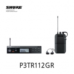 SHURE P3TR112GR PSM300 인이어 시스템 SE112-GR 이어폰 포함