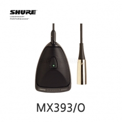 SHURE MX393/O 표면장착용 무지향성 바운더리 마이크 탈착식 케이블
