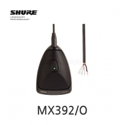 SHURE MX392/O 표면장착용 무지향성 바운더리 마이크 박막스위치 내장 논리입출력 가능