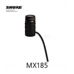 SHURE MX185 단일지향성 핀 마이크