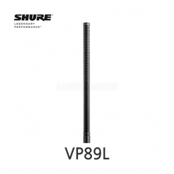SHURE VP89L 롱 샷건 마이크 (케이스, 폼 윈드스크린 포함)