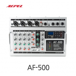 에펠 AEPEL AF-500 500W 고출력 4채널 고급형 디지털 파워드믹서 행사 공연용