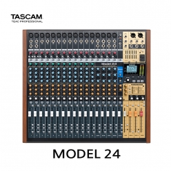 TASCAM MODEL24 멀티트랙 라이브 레코딩 믹서 멀티트랙 인터페이스